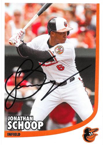 2015 Baltimore Orioles Photocards #NNO Jonathan Schoop Front