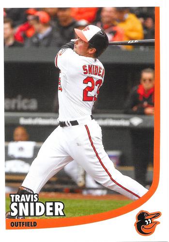 2015 Baltimore Orioles Photocards #NNO Travis Snider Front