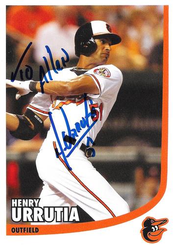 2015 Baltimore Orioles Photocards #NNO Henry Urrutia Front