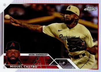 2023 Topps Chrome Update - Refractor #USC57 Miguel Castro Front
