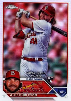 2023 Topps Chrome Update - Refractor #USC90 Alec Burleson Front