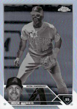2023 Topps Chrome Update - Negative #USC29 Nick Ahmed Front