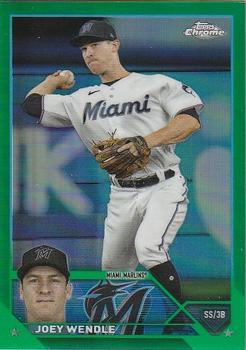 2023 Topps Chrome Update - Green #USC75 Joey Wendle Front