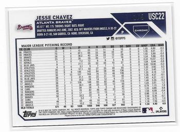 2023 Topps Chrome Update - Red #USC22 Jesse Chavez Back