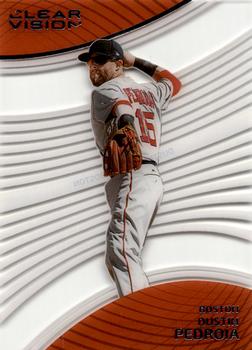 2023 Panini Chronicles - Clear Vision #22 Dustin Pedroia Front