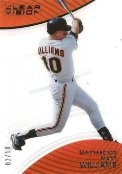 2023 Panini Chronicles - Clear Vision Gold #24 Matt Williams Front