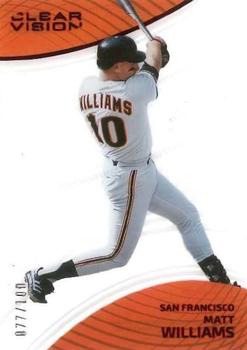 2023 Panini Chronicles - Clear Vision Red #24 Matt Williams Front