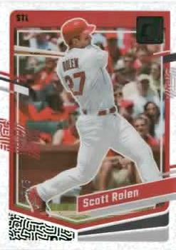 2023 Panini Chronicles - Clearly Donruss Green #7 Scott Rolen Front