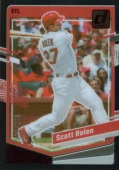 2023 Panini Chronicles - Clearly Donruss Red #7 Scott Rolen Front