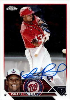 2023 Topps Chrome Update - Autographs #RA-IP Israel Pineda Front