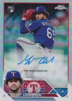 2023 Topps Chrome Update - Autographs Refractor #AC-GAN Grant Anderson Front