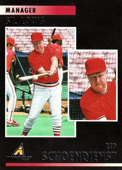 2023 Panini Chronicles - Pinnacle #28 Red Schoendienst Front