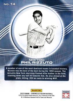 2023 Panini Chronicles - Recon #14 Phil Rizzuto Back
