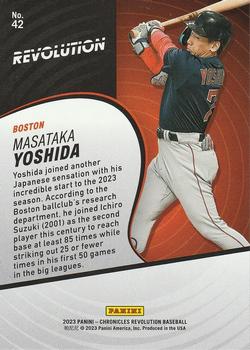 2023 Panini Chronicles - Revolution #42 Masataka Yoshida Back