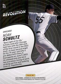 2023 Panini Chronicles - Revolution #53 Noah Schultz Back