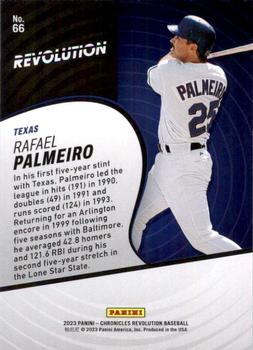 2023 Panini Chronicles - Revolution #66 Rafael Palmeiro Back