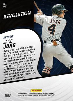 2023 Panini Chronicles - Revolution Astro #21 Jace Jung Back