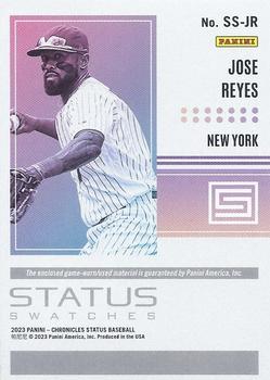 2023 Panini Chronicles - Status Swatches #SS-JR Jose Reyes Back
