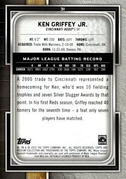 2023 Topps Museum Collection #31 Ken Griffey Jr. Back