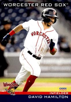2023 Choice Worcester Red Sox Update #15 David Hamilton Front