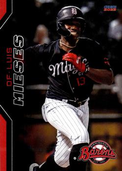 2023 Choice Birmingham Barons #12 Luis Mieses Front