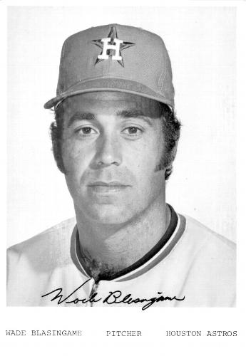 1972 Houston Astros Photocards #NNO Wade Blasingame Front