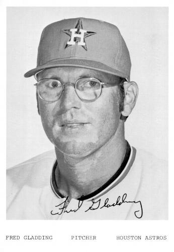 1972 Houston Astros Photocards #NNO Fred Gladding Front