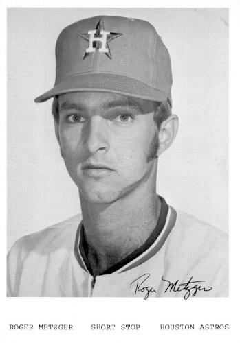 1972 Houston Astros Photocards #NNO Roger Metzger Front