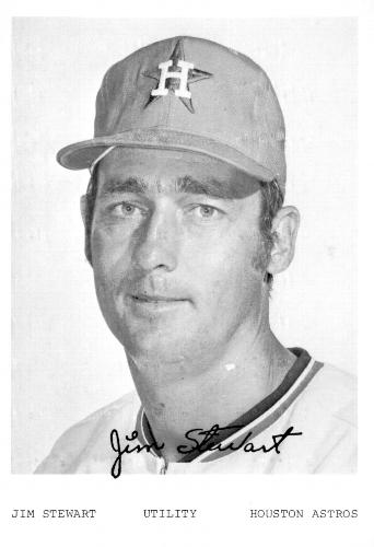 1972 Houston Astros Photocards #NNO Jim Stewart Front