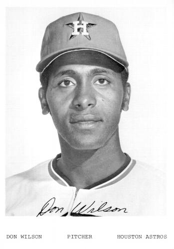 1972 Houston Astros Photocards #NNO Don Wilson Front
