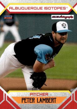 2023 Choice Albuquerque Isotopes #12 Peter Lambert Front