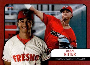 2023 Choice Fresno Grizzlies #25 Ryan Ritter Front