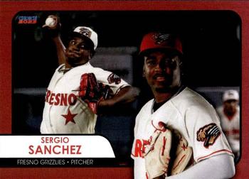 2023 Choice Fresno Grizzlies #27 Sergio Sanchez Front