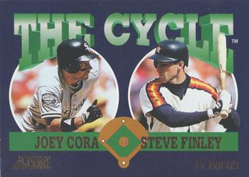1994 Score - The Cycle #TC12 Joey Cora / Steve Finley    Front