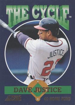 1994 Score - The Cycle #TC19 Dave Justice Front