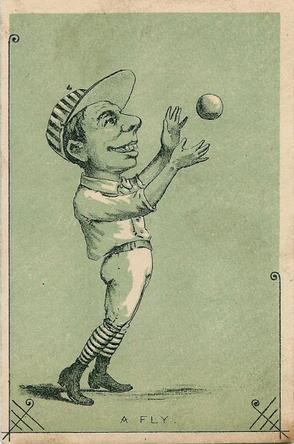 1880 Corner Clefs Baseball Comics (H804-10) #NNO A Fly. Front