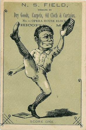 1880 Corner Clefs Baseball Comics (H804-10) #NNO Score One. Front