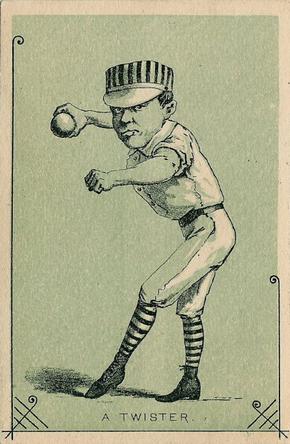 1880 Corner Clefs Baseball Comics (H804-10) #NNO A Twister. Front