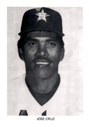 1984 Houston Astros Photocards #NNO Jose Cruz Front