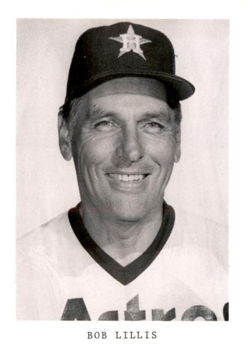 1984 Houston Astros Photocards #NNO Bob Lillis Front