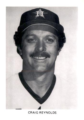 1984 Houston Astros Photocards #NNO Craig Reynolds Front