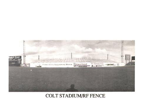 1987 Koppa Houston Colt .45s Commemorative Photocards Series 2 #NNO Colt Stadium Front