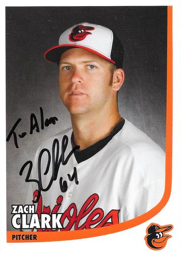 2013 Baltimore Orioles Photocards #NNO Zach Clark Front