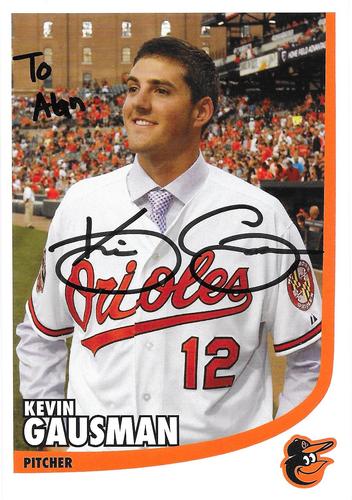 2013 Baltimore Orioles Photocards #NNO Kevin Gausman Front