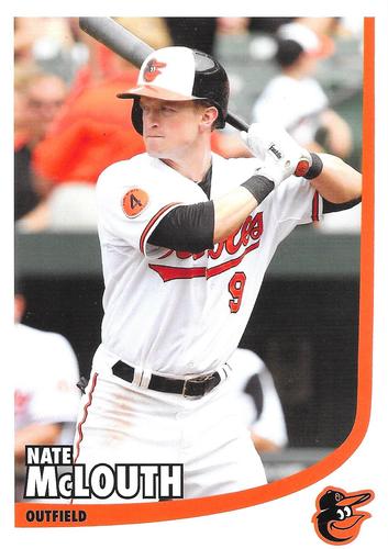 2013 Baltimore Orioles Photocards #NNO Nate McLouth Front
