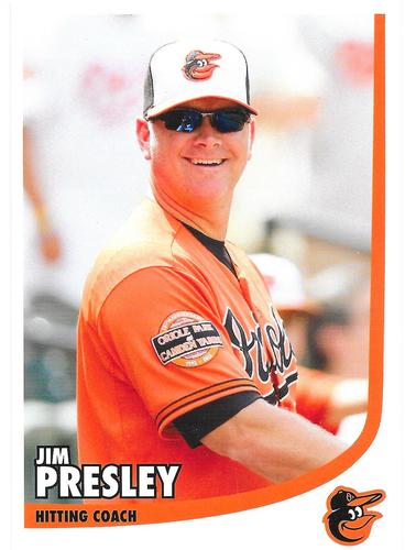 2013 Baltimore Orioles Photocards #NNO Jim Presley Front