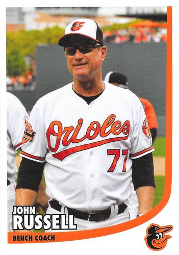 2013 Baltimore Orioles Photocards #NNO John Russell Front