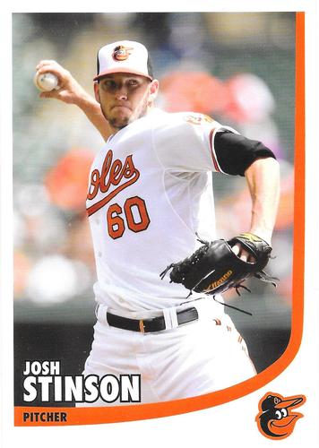 2013 Baltimore Orioles Photocards #NNO Josh Stinson Front