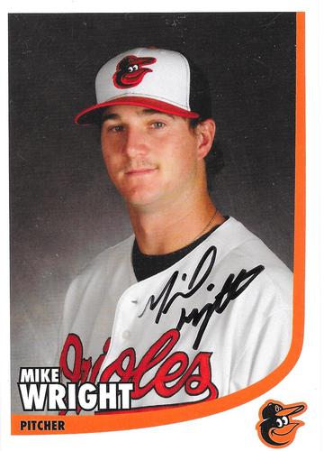 2013 Baltimore Orioles Photocards #NNO Mike Wright Front