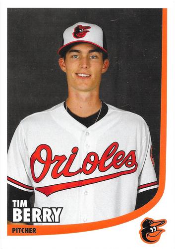 2014 Baltimore Orioles Photocards #NNO Tim Berry Front